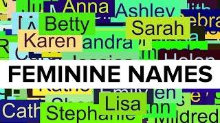 500+ Most Poular Girl Names in U.S. History 1880-2014