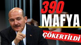 Bakan Soylu 390 mafya tipi örgüt çökertildi