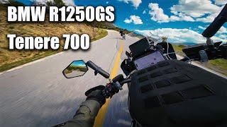 R1250GS & Tenere700 ride along Mount Olympus POV | Raw Audio [4K]