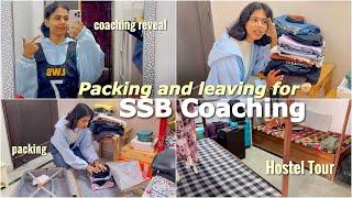 My SSB Coaching Reveal!  Packing & Hostel Tour! #ssb #hostel #upsc #upscexam #cds #adayinmylife