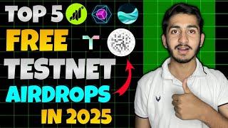 Top 5 Testnet Airdrop in 2025 | Best Free Testnet Airdrop 2025 | Free crypto airdrops like Nodepay