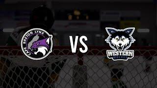 Cape Breton Lynx vs Western Wolves