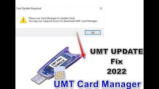 UMT Card Manager Update 2022 || UMT Dongle Update Card Fix 100%