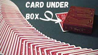 Learn 4 Ways to Perform This Trick! - Card Under Box