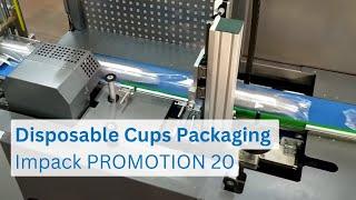 Box-Motion Packaging Machine | Disposable Cups Packaging with Cup Counter Maripak PROMOTION MACHINE