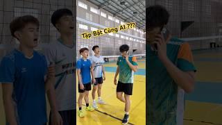 Tập Bật cùng AI ? #bongchuyen #volleyball #haikyuuxyn #hwanglong #volleyballworld
