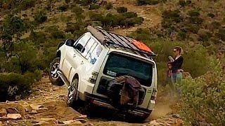 4x4 Off Road Rugged Flinders Rangers Mitsubishi PAJERO (feat Patrol Y62) Drone footage