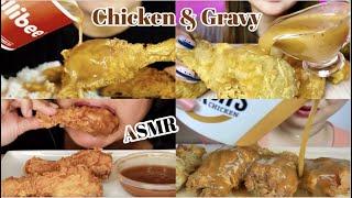 Fried Chicken & Gravy  ASMR | Compilation