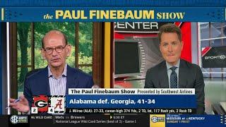 ESPN SC | Alabama PROVED they're the Best Team in CFB after 41-34 win over Georgia - Paul Finebaum