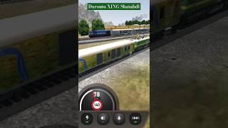 Shatabdi crossing Duronto Express train #train #gaming #traingames #shorts #indiantrainsimulator