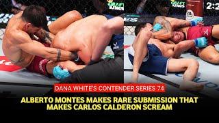 DWCS 74 results: Alberto Montes locks anaconda choke to end entertaining battle vs. Carlos Calderon