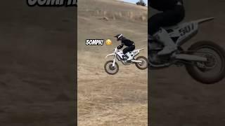 Dirt bike rider pushes his 450cc bike to the LIMIT! 