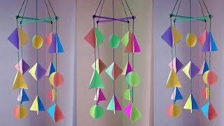 DIY: Wind chime !!! How to Make Paper Wind Chimes for Room Decoration !!!