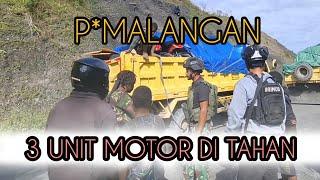 P*MALANGAN 3 UNIT MOTOR DI AMBIL,ANGGOTA POSPOL DAN POSRAMIL AMANKAN MOTOR @BANG_ULA21