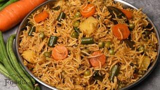 Veg Biryani Recipe/ Lunch Box Recipe/ Vegetable Biryani