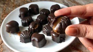 Caramel filled chocolates recipe