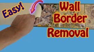 The Easy Way to Remove Wall Border - Wallpaper Border Removal The Easy Way