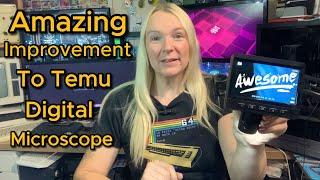 Temu Digital Microscope - Amazing & Simple Improvement!