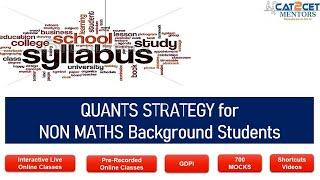 QUANTS STRATEGY for NON MATHS Background Students