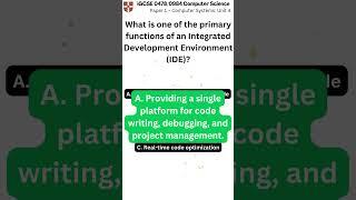 iGCSE Computer Science 0478 0984 Paper 1 Unit 4 q048 v1
