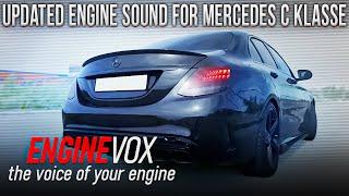 Mercedes C-klasse with individual engine sound system ENGINEVOX