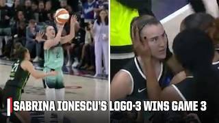 SABRINA IONESCU FROM THE LOGO  Liberty take Game 3 & are ONE WIN FROM A CHAMPIONSHIP | WNBA on ESPN