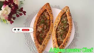 پیده ترکی turkish pide recipe