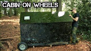 Portable ‘Flat-Pack’ Folding Cabin with Wheels