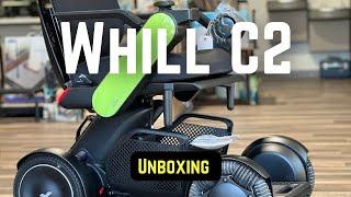 WHILL C2 Electric Bluetooth Wheelchair Unboxing!