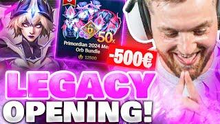 500€ LEGACY League Opening | ZIEHE ICH meine lieblings SKINS?! - League of Legends