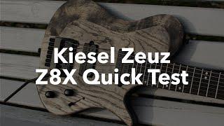 Kiesel Zeus 7 string headless guitar and Diezel Herbert – Quick chugga chugga test