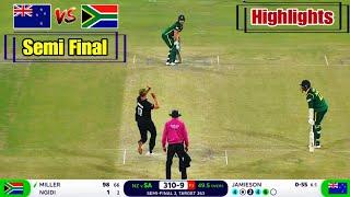 NEW ZEALAND VS SOUTH AFRICA SEMI FINAL CHAMPIONS TROPHY FULL HIGHLIGHTS | Nz vs SA highlights CT