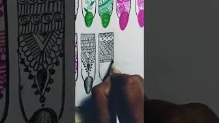 Basic Mehndi Design #easydrawing #penciledrawing #fingerdesign #sandhya #all #arts