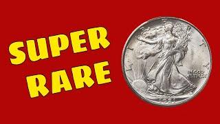 Super rare Walking Liberty Half Dollar! The most expensive Walking Liberty in lowest grades!