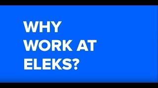 Why work at ELEKS?