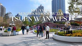 Relaxing Neighborhood Walk: Tsuen Wan West in Hong Kong  [4K]