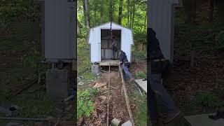 We Cut A Shed In Half With A Sawzall How To Demo