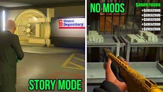 HOW TO ENTER UNION DEPOSITORY IN GTA 5 STORY MODE - NO MODS