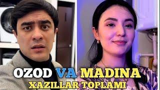 OZOD VA MADINA |  ENG SARA XAZILLARI TO'PLAMI  #ozodshukurullayev #kulgulivideolar