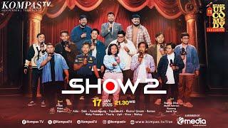  LIVE - SUCI 11 Show 2: 11 Komika Siap Memikat Juri Radit-Abdel-Komeng, Siapa Bakal Lolos?