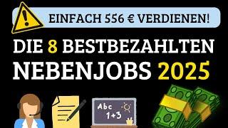 Die 8 besten Nebenjobs 2025  Einfach 556 € netto verdienen!