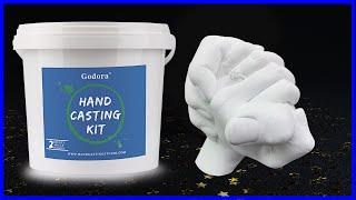 Hand Casting Kit Couples, Keepsake Hand Mold kit Couples for Anniversary Gift Video Tutorials_Godora