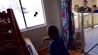 Kids React to Kid Temper Tantrum Breaking Window- Deleted Footage!