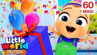 Was ist im Geschenk drin? | Kinderlieder für Kleinkinder | Little World Deutsch