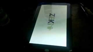 Repairing ZekI Tablet White screen and Button repair