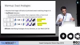 Non-Adversarial Mappings - Vision Day 2018