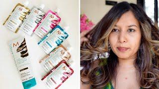 First Imression On The Moroccanoil-Color Deposit Mask Platinum | Sonal Sagaraya