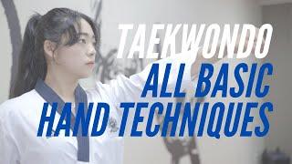 Taekwondo Basics: All Basic Hand Techniques