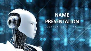 Robot and AI PowerPoint Template for Stunning Design Presentations