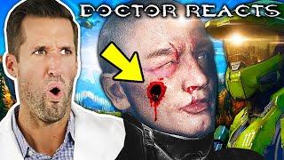 ER Doctor REACTS to CRAZIEST Halo Injuries